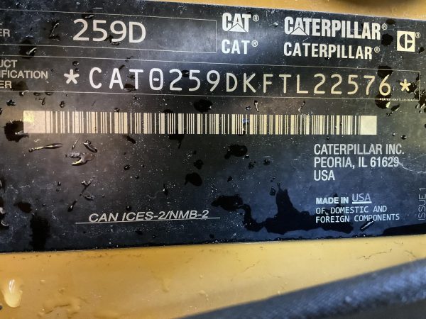 2019 Caterpillar 259D Skid Steer 1320 hours - Image 17